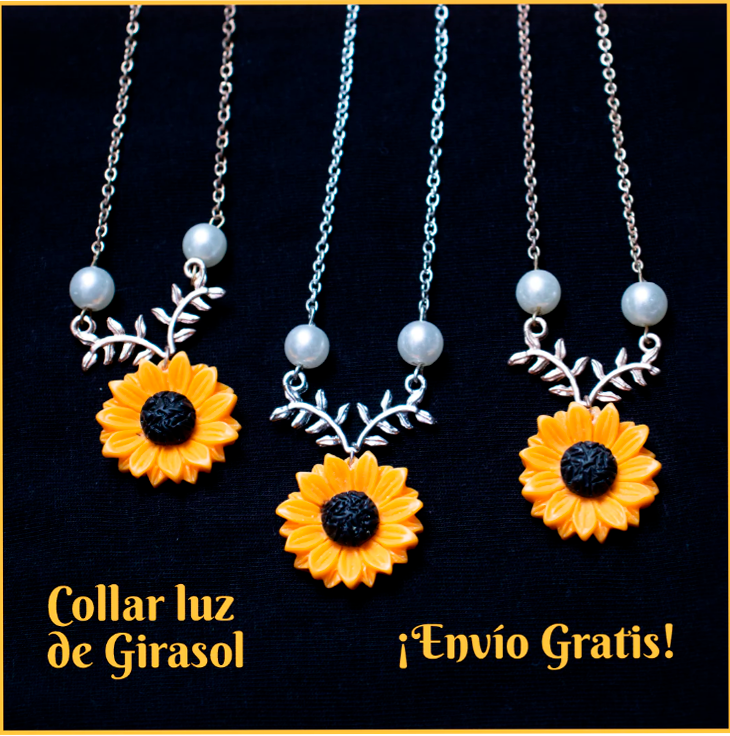 EXCLUSIVO!! COLLAR LUZ GIRASOL