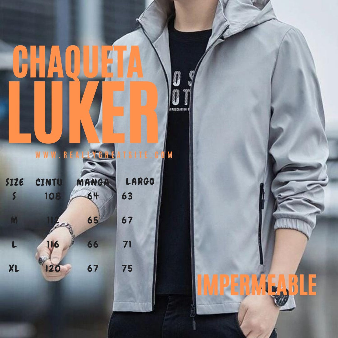 chaqueta para hombre LUKER- capota fija