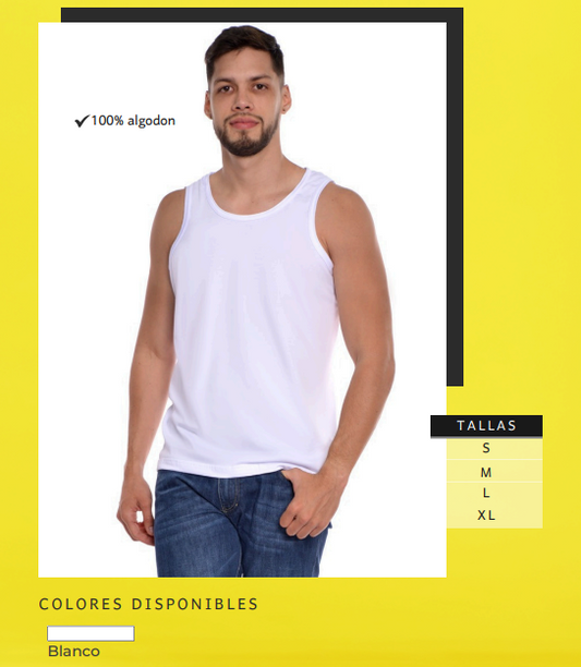 CAMISETA INTERIOR ENZO HOMBRE BLANCO