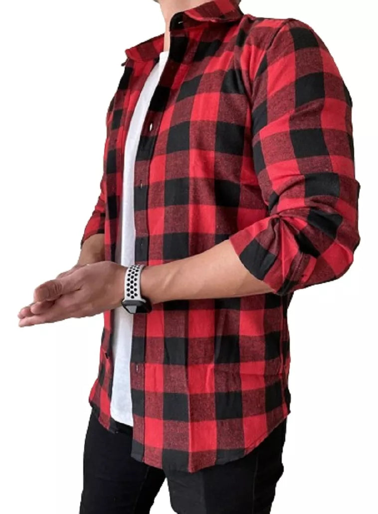 Camisa leñadora para hombre