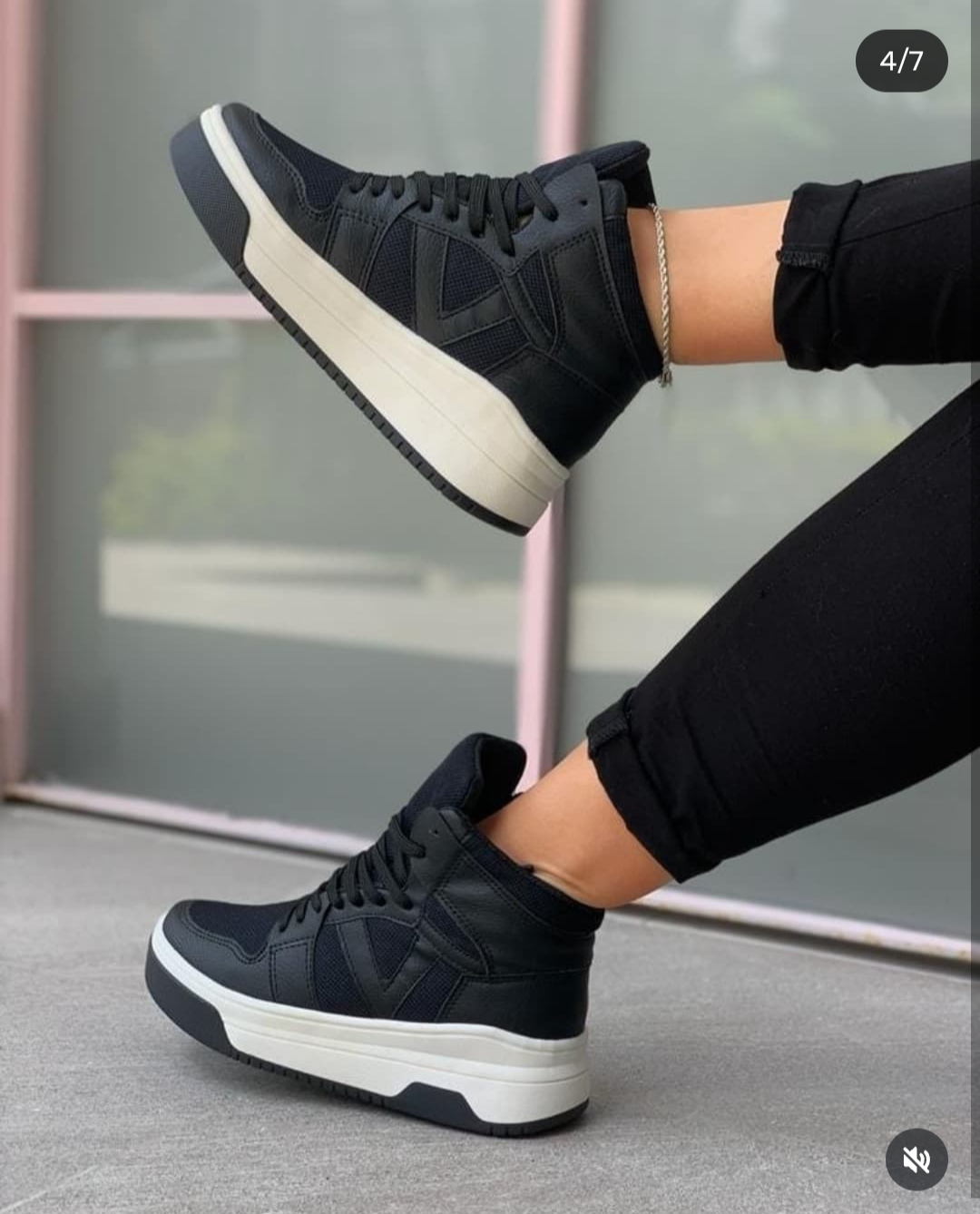Tenis de mujer Chicago Blanco Azul