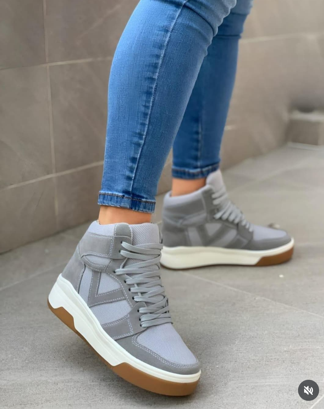 Tenis de mujer Chicago Blanco Azul